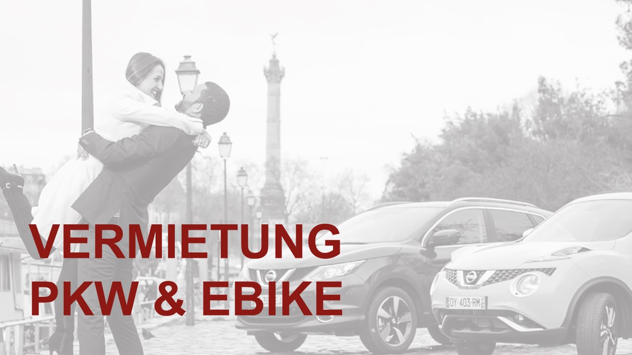 Vermietung PKW & eBike