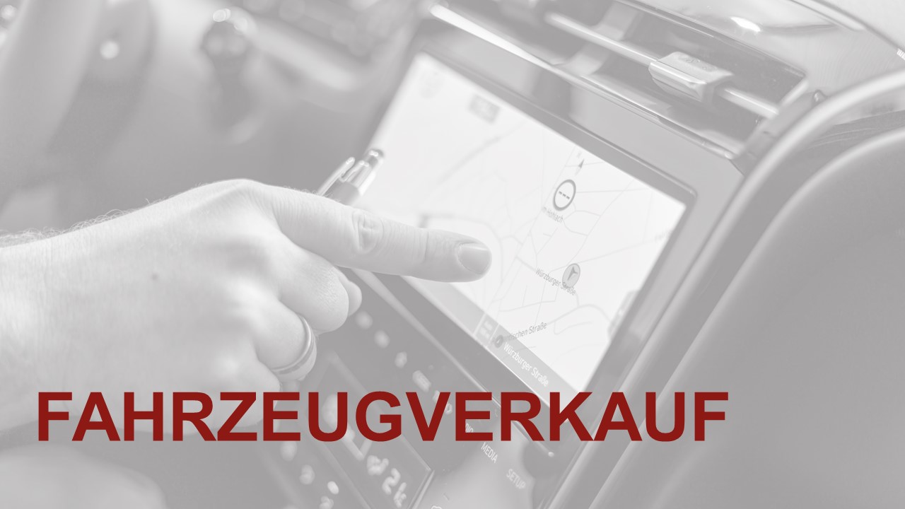 Fahrzeugverkauf